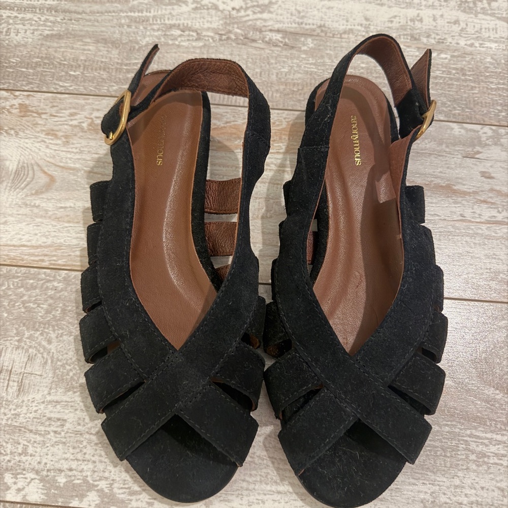 Stylish Black Sandals by anonymous Copenhagen